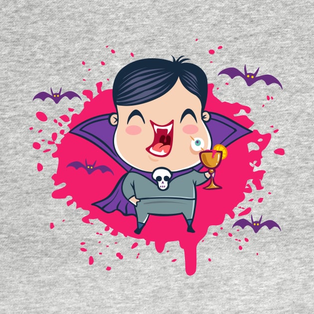 Cute vampire in kawaii style by Sir13